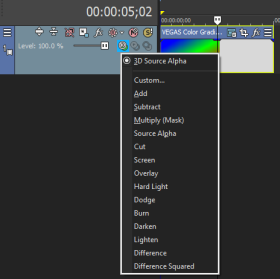 Select "3D Source Alpha" from the top of the composition menu.